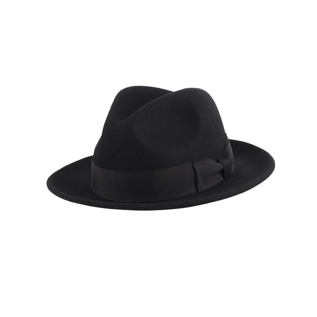 CRUSHABLE PINCH FRONT HAT PABLO BLACK