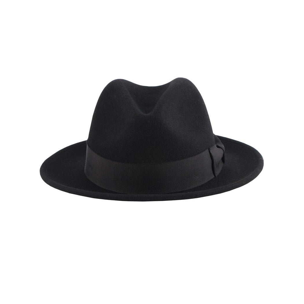 CRUSHABLE PINCH FRONT HAT PABLO BLACK