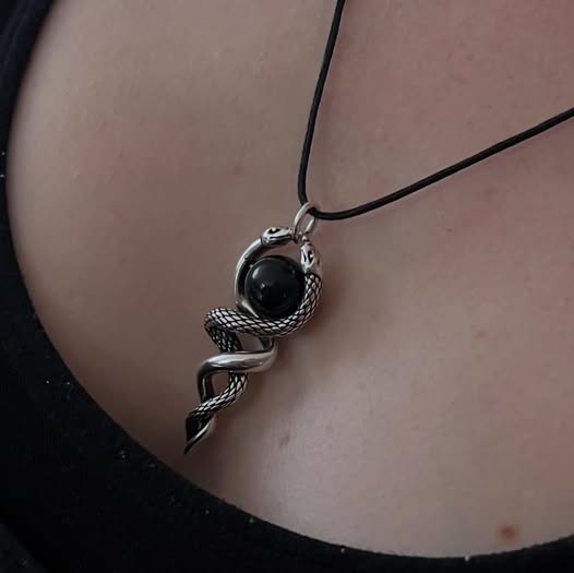 PENDANT CRYSTAL SNAKE