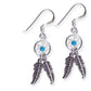 Earrings Dream Catcher Blue