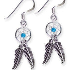 Earrings Dream Catcher Blue