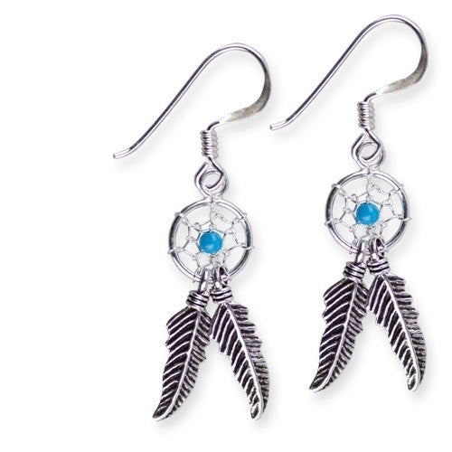 Earrings Dream Catcher Blue