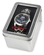 Tribal Clock with skull backround