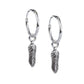 STERLING SILVER EARRINGS FEATHERS