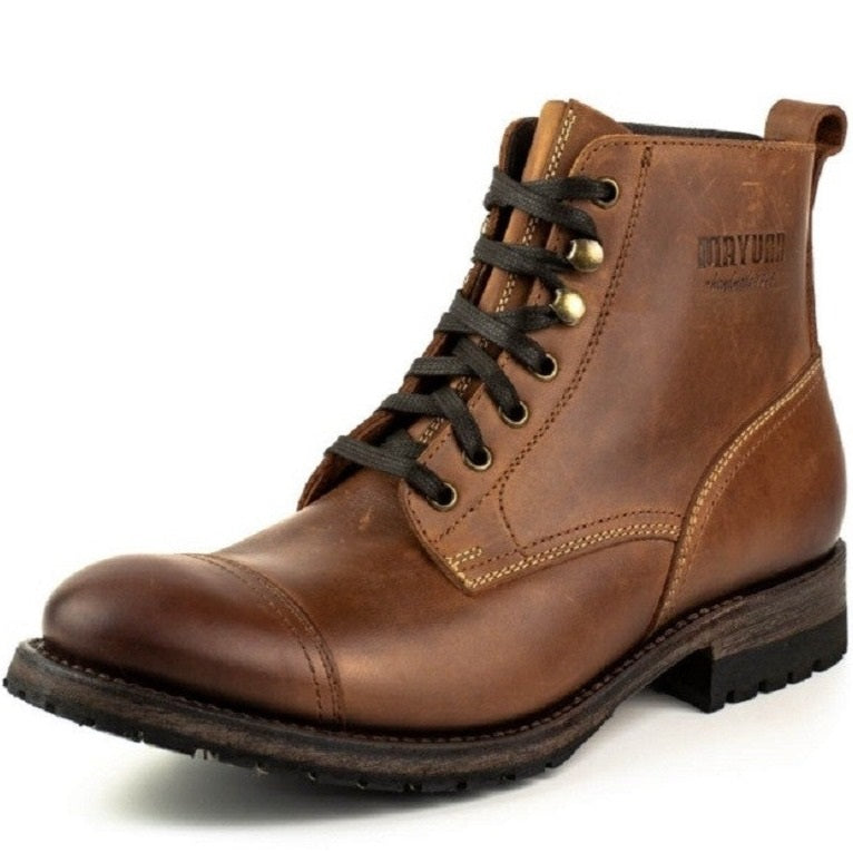 LEATHER ANKLE BOOTS ALM RANGER