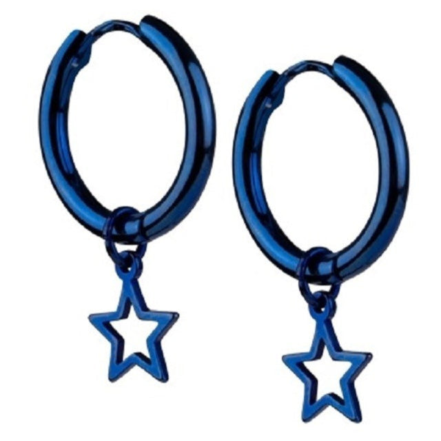Earrings Blue Star