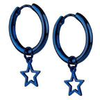 Earrings Blue Star