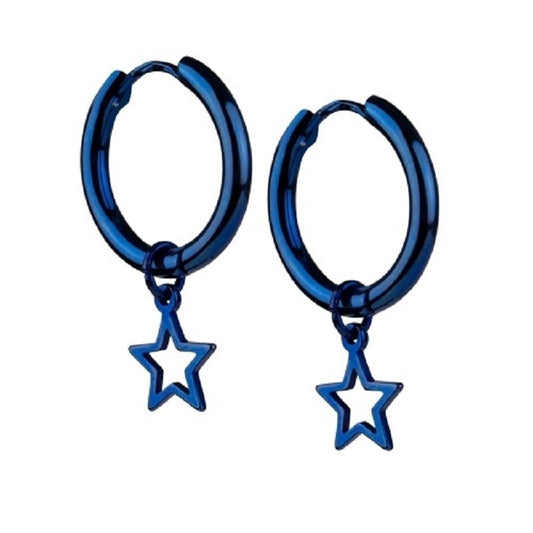 Earrings Blue Star