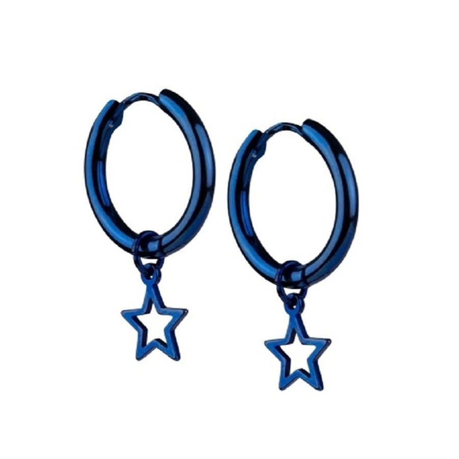 EARRINGS BLUE STAR