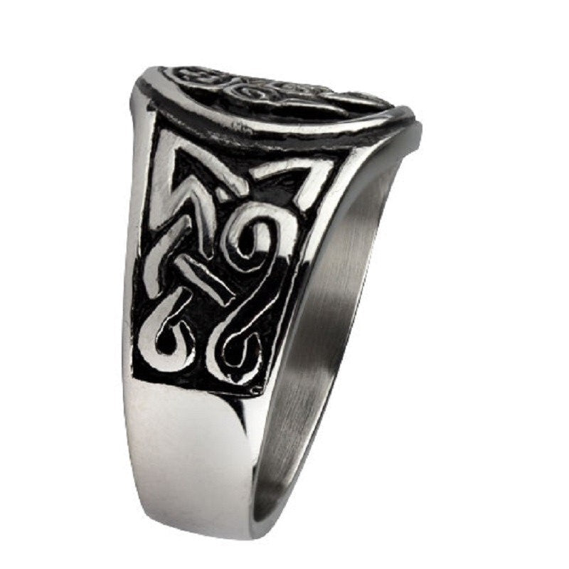 BEAR PAW RING IN STAINLESS STEEL