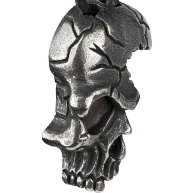 DIRTY SKULL PENDANT IN STAINLESS STEEL