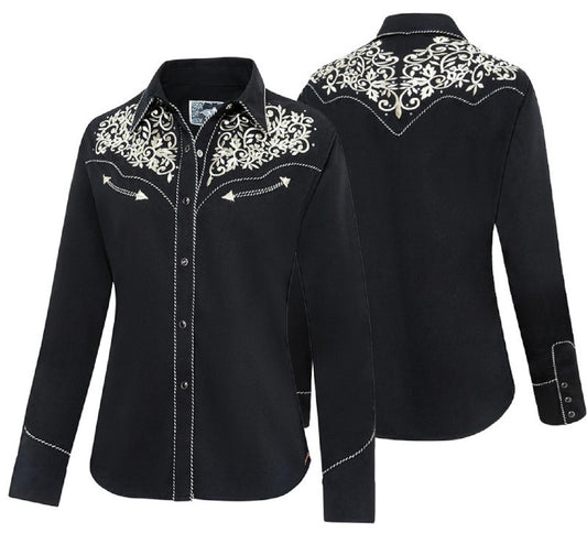 LADIES WESTERN BLOUSE HOLLY