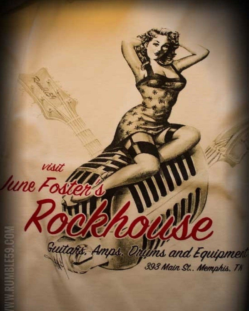 COOL 50'S STYLE T-SHIRT ROCKHOUSE