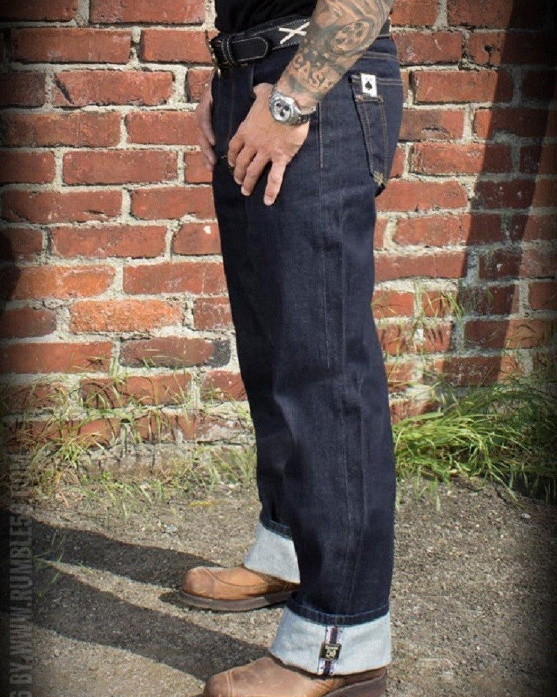 JEANS GREASERS GOLD (blue)