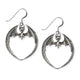 STERLING SILVER EARRINGS BAT