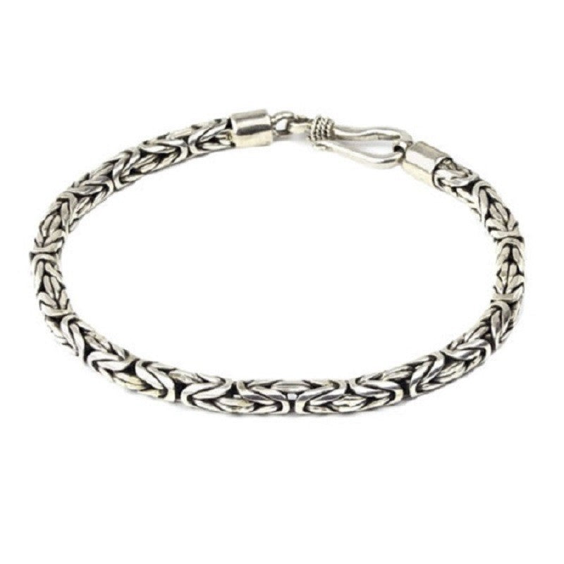 SILVER BRACELET KING'S CHAIN