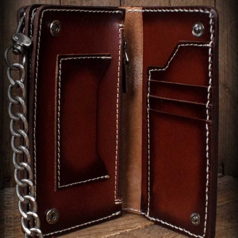 LEATHER WALLET THE KING