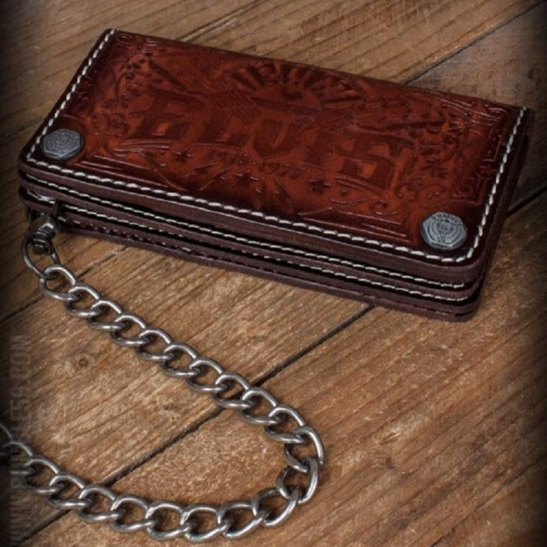 LEATHER WALLET THE KING