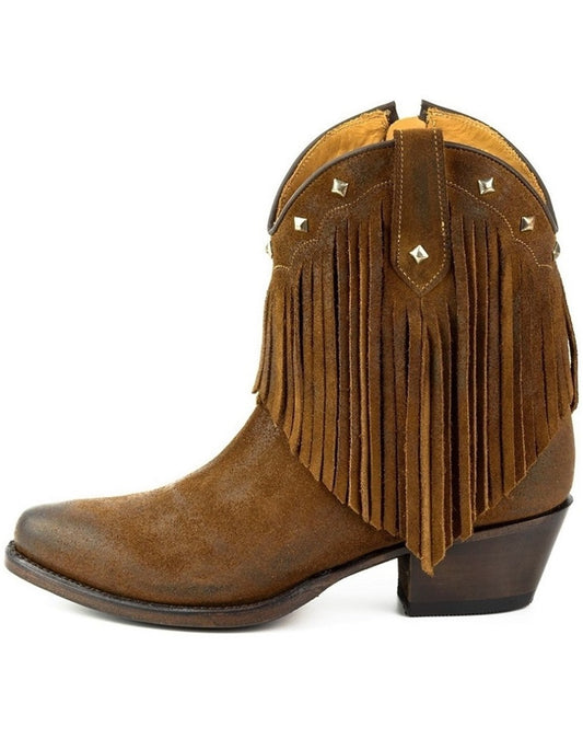 WOMEN'S BOOTS WITH FRINGE