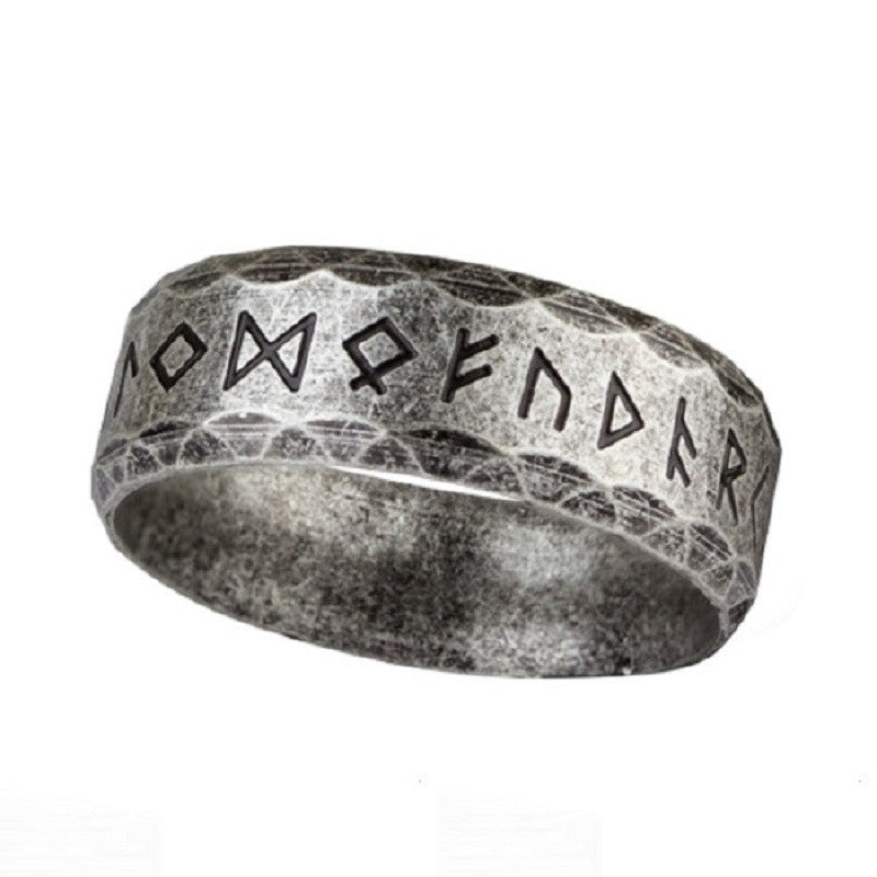 ANTIQUE LOOK RING RUNES