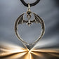 SILVER PENDANT BAT