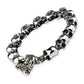 BRACELET STAINLESS STEEL SKULL