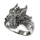 STERLING SILVER RING DRAGON