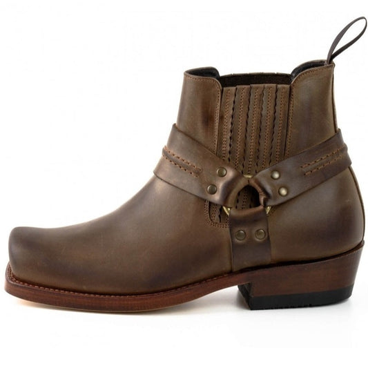 NO.1 LEATHER ANKLE BOOTS