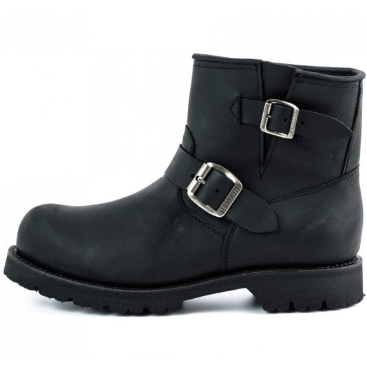 LEATHER ANKLE BOOTS ROCKY