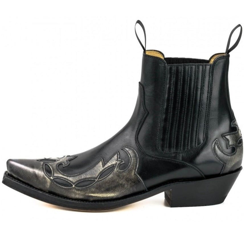 Classic Cowboy Ankle Boots