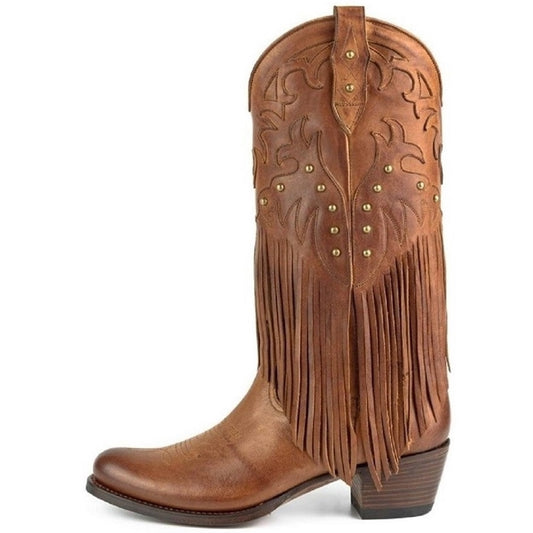 WOMEN'S BOOTS WITH FRINGES 2475 FEDO