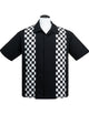 CHECKERED MINI PANEL BOWLING SHIRT