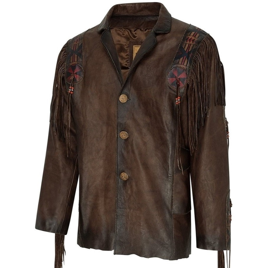 MEN'S LEATHER JACKET PACO