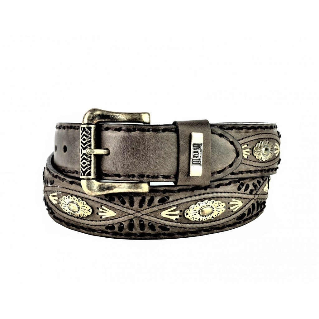 LEATHER WESTERN BELT