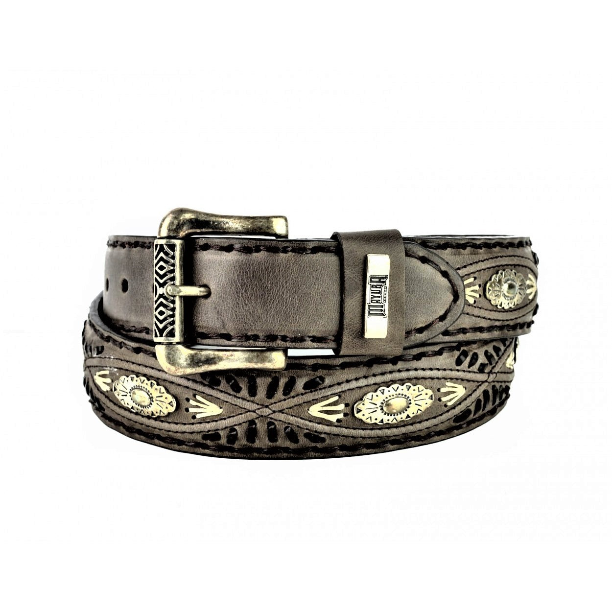 LEATHER WESTERN BELT