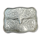 WESTERN BULL BELT BUCKLE