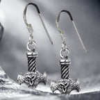 Hanging Earrings Thors Hammer