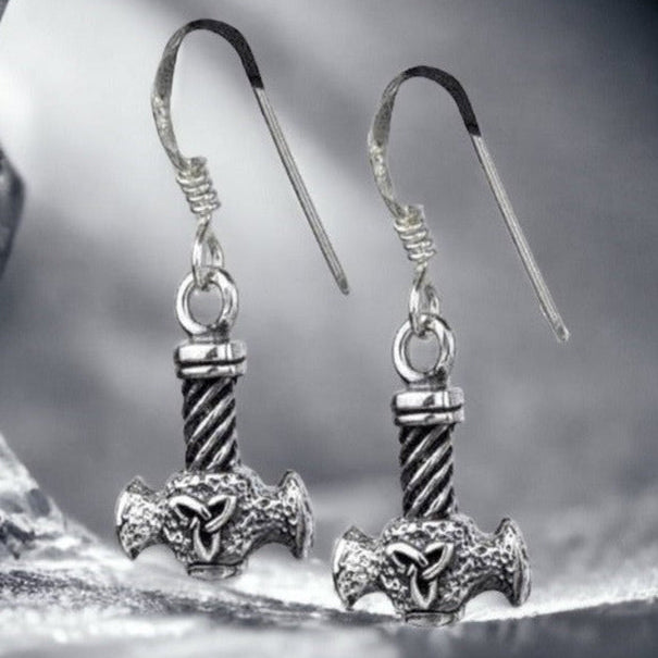 Hanging Earrings Thors Hammer