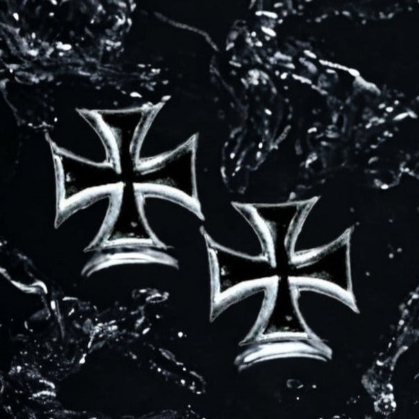 Earrings Iron Cross