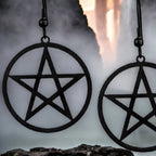 Kõrvarõngad Must Pentagram