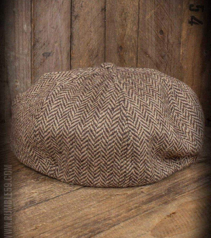 AUTHENITC SLUGGER FLAT CAP (beige/brown)