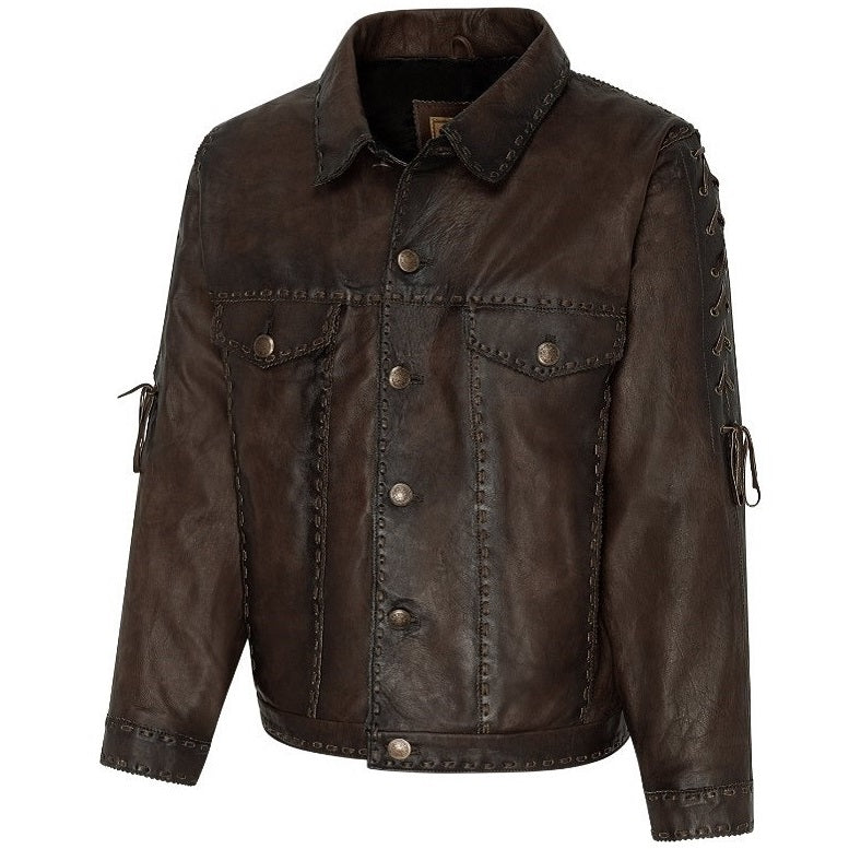 MEN'S LEATHER JACKET ROWDY