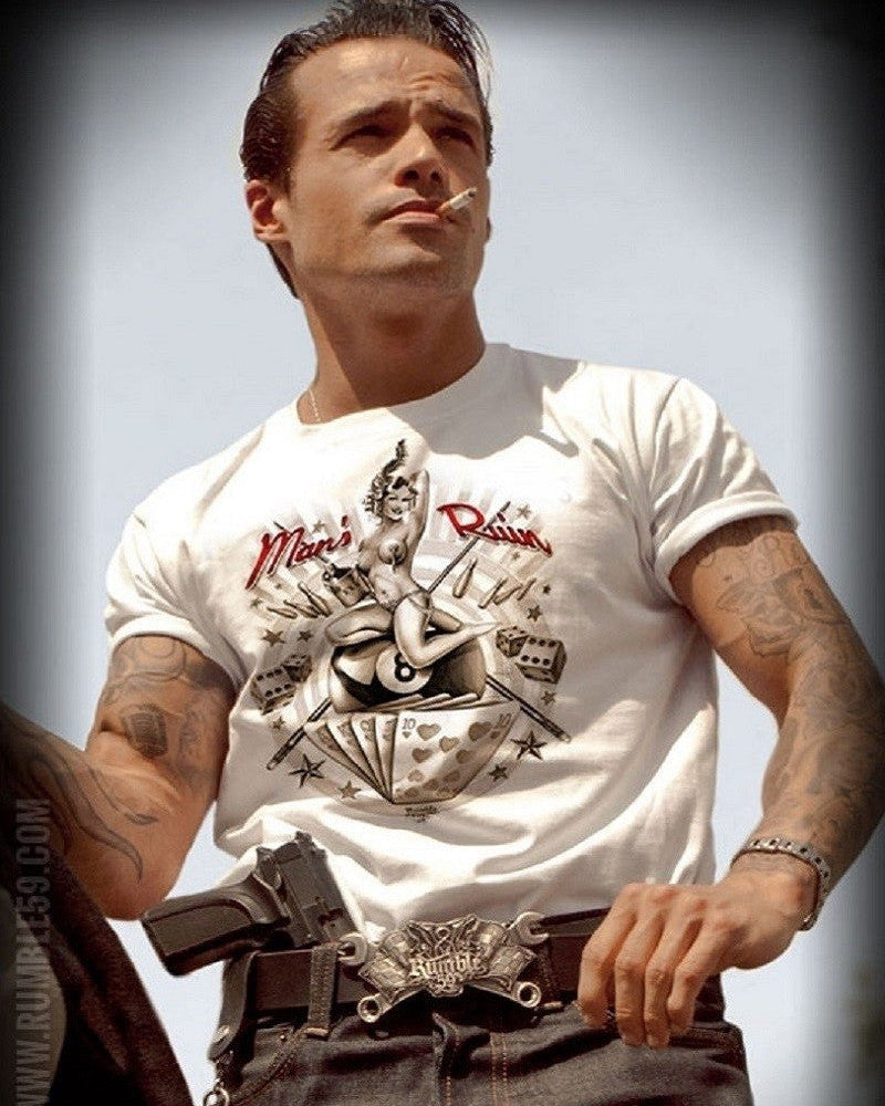 VINTAGE STYLE T-SHIRT MANS RUIN