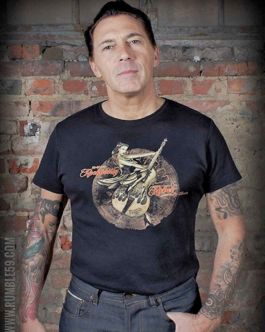 GREAT T-SHIRT ROCKABILLY REBEL