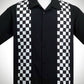 CHECKERED MINI PANEL BOWLING SHIRT