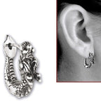 Earring Silver Dragon