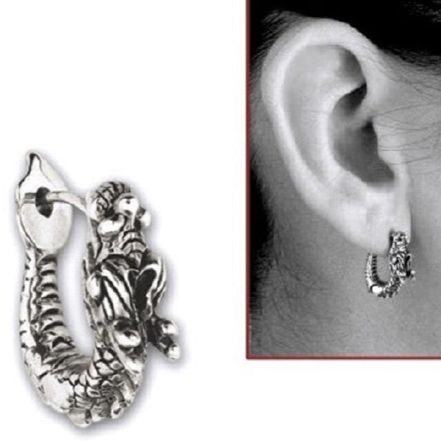 Earring Silver Dragon