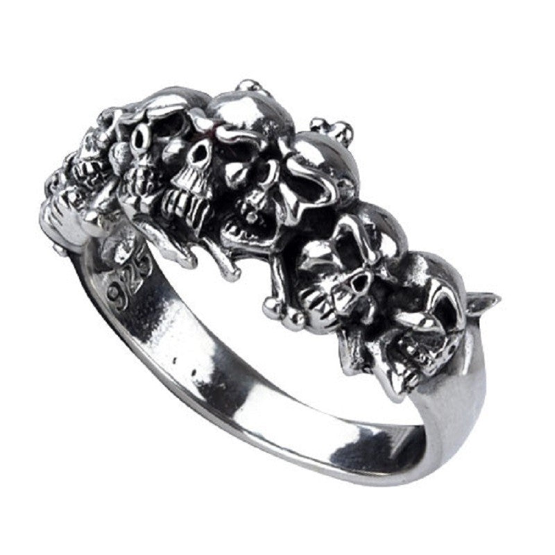 STERLING SILVER RING SKULLS