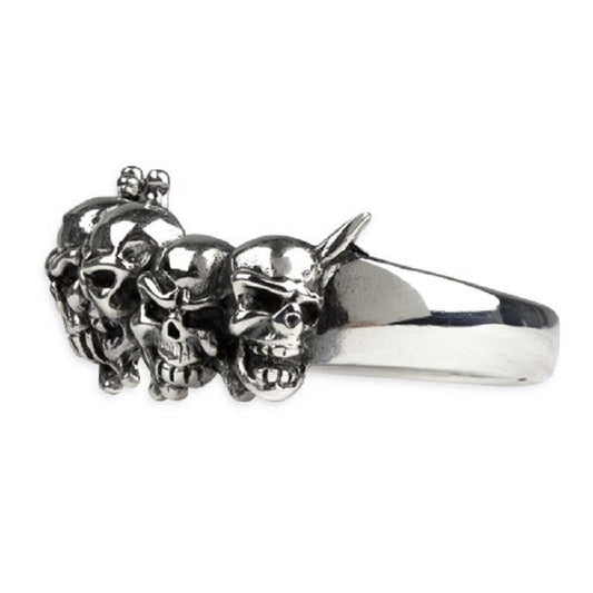 STERLING SILVER RING SKULLS