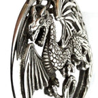 Celtic dragon pendant